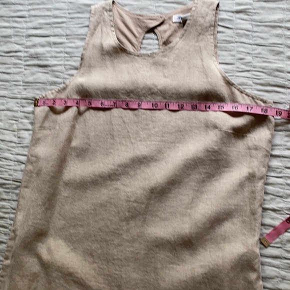 TOMMY BAHAMA Sleeveless Linen Dress w/ Pockets S - Picture 4 of 5